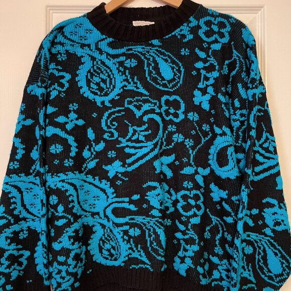 Vintage 80s "Turning Point" Sweater – Made in USA 🇺🇸 - Picture 1 of 8